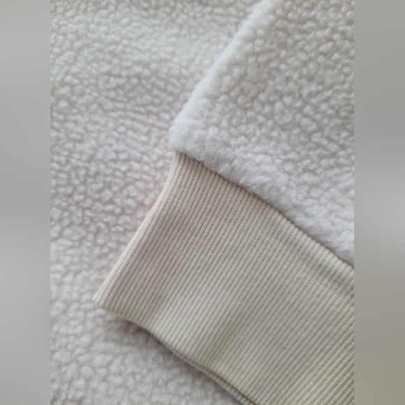 NWT Women's Plus Size 4X Fleece Pullover Outerwear Cream Color - Picture 15 of 16
